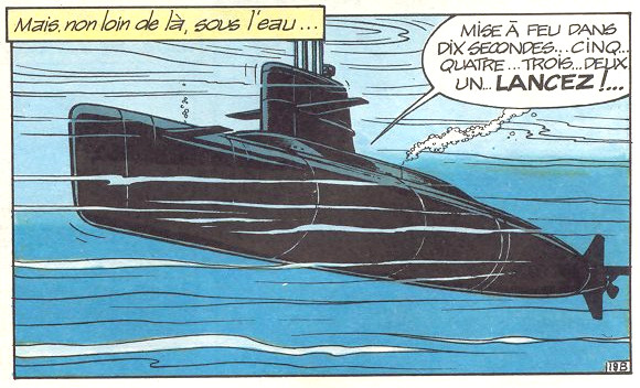 sous marin lance missiles