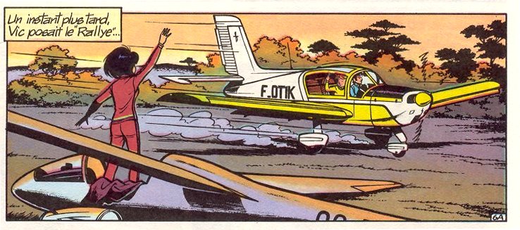 Morane-Saulnier Rallye - Yoko Tsuno